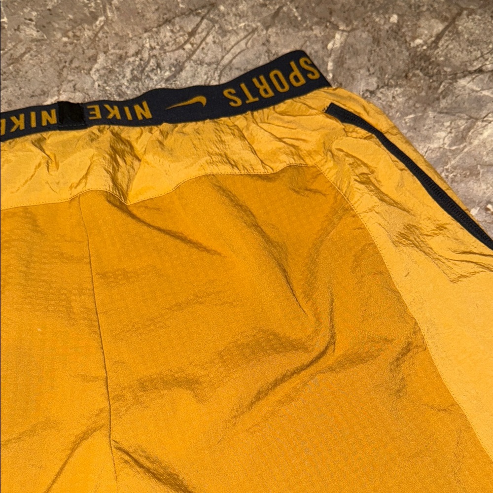 Nike Mustard Yellow Sports Pants - Picture 8 of 11